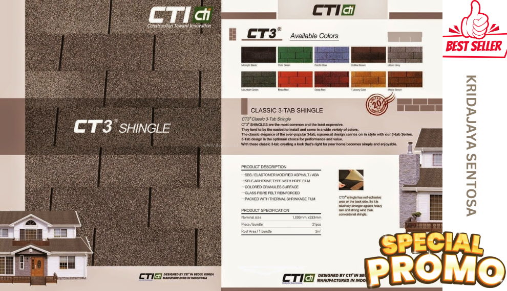 ATAP BITUMEN CTI BUTON INDONESIA