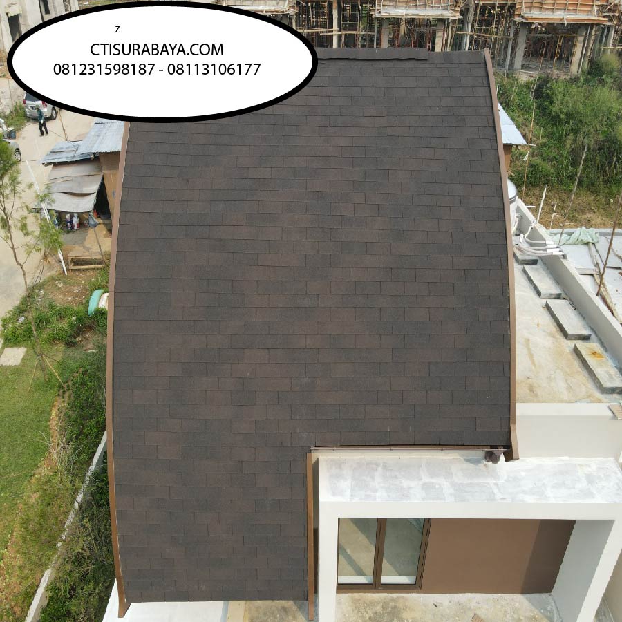 atap bitumen cti warna hitam